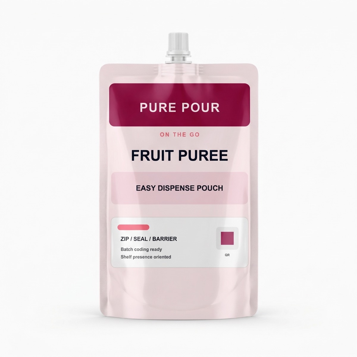 Spout pouch used for daily chemical packaging programs