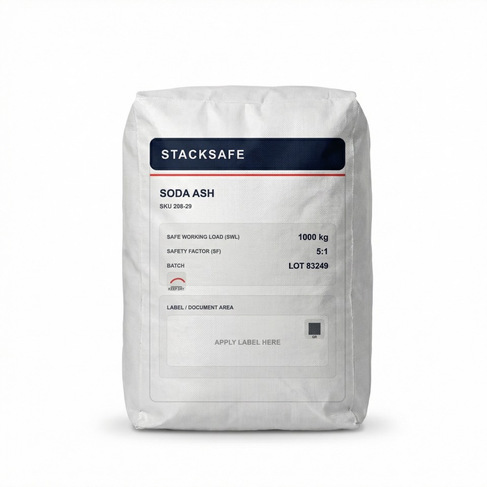 Selection guide card illustrated with industrial packaging format imagery